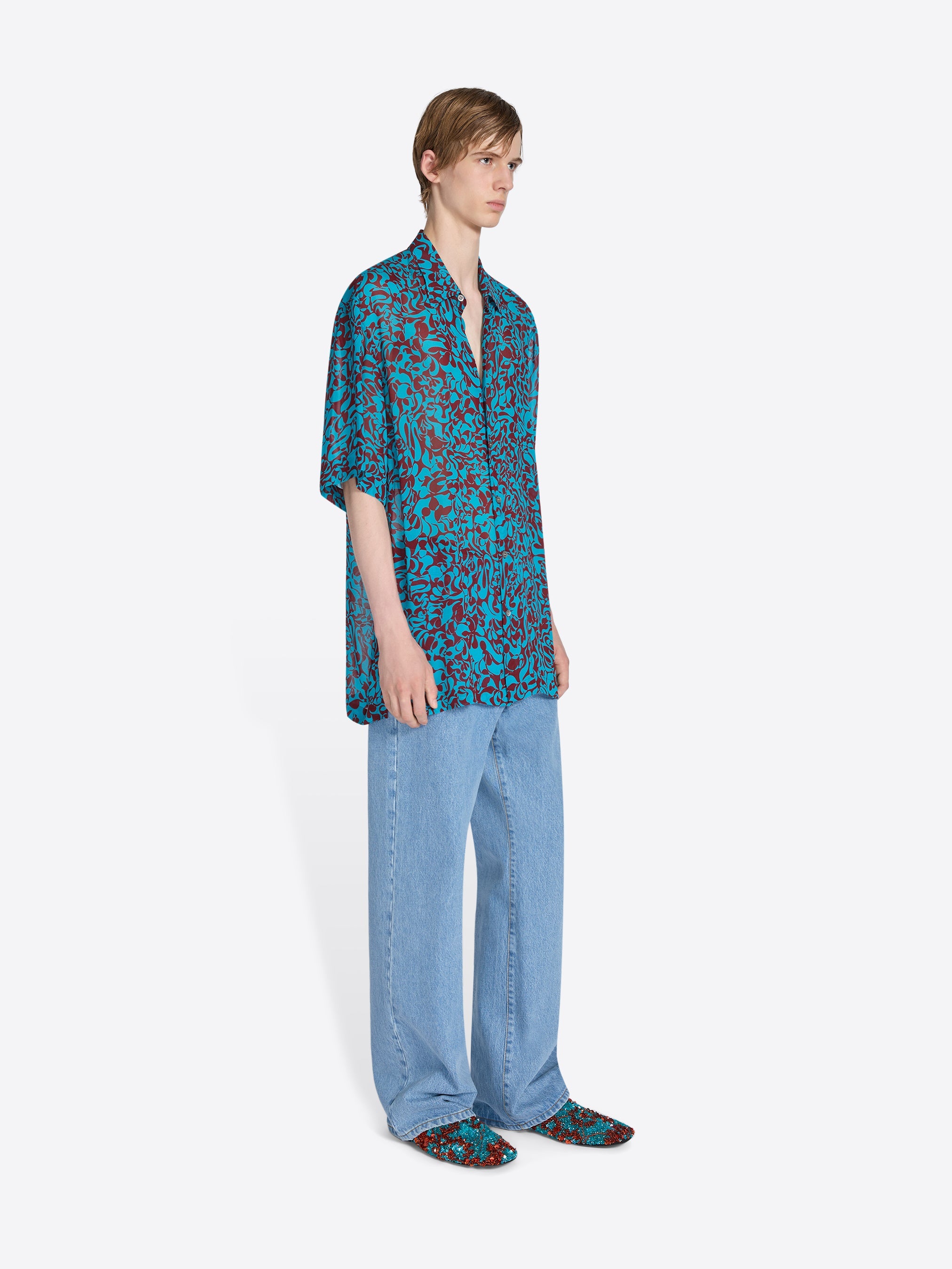 Short Sleeve Viscose Shirt